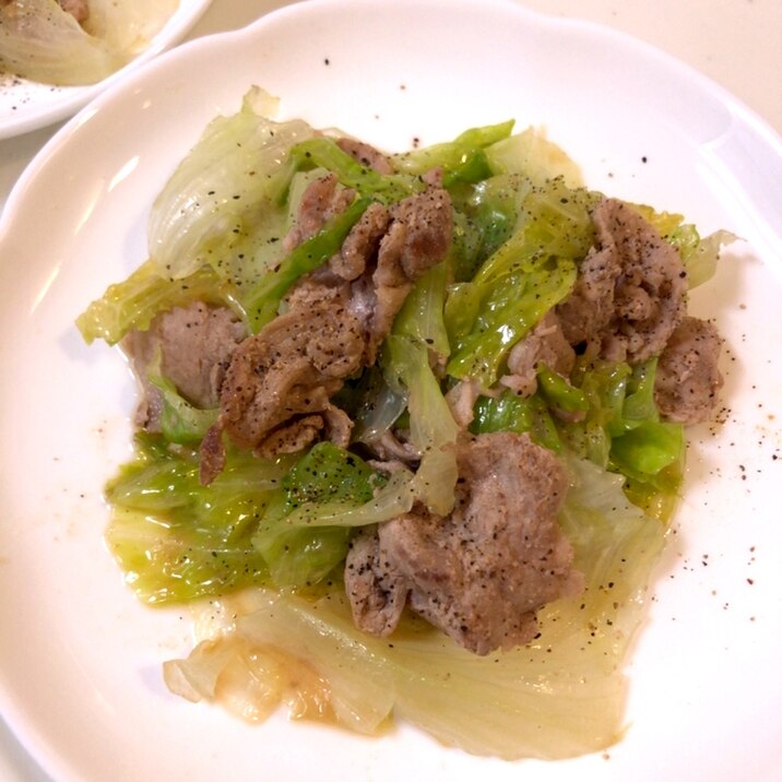 ご飯に合うおかず!絶品!レタスと豚肉の炒め物♪